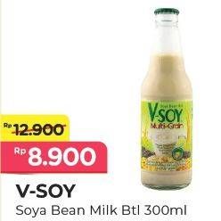 Promo Harga V-SOY Soya Bean Milk Original 300 ml - Alfamart