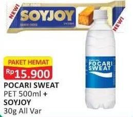 Promo Harga POCARI SWEAT 500ml + SOYJOY 30g All Variant  - Alfamart