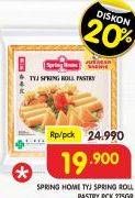 Promo Harga TYJ Spring Roll Pastry 275 gr - Superindo