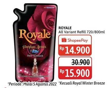 Promo Harga So Klin Royale Parfum Collection Kecuali Winter Breeze 800 ml - Alfamidi