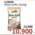 Promo Harga Luwak White Koffie 10 pcs - Alfamidi