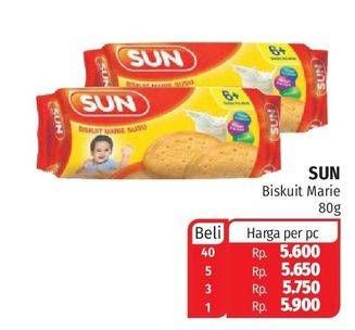 Promo Harga SUN Biskuit Bayi 80 gr - Lotte Grosir
