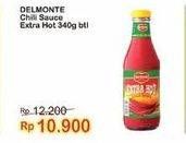 Promo Harga DEL MONTE Sauce Extra Hot Chilli 340 ml - Indomaret