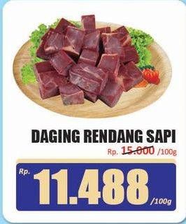 Promo Harga Daging Rendang Sapi per 100 gr - Hari Hari