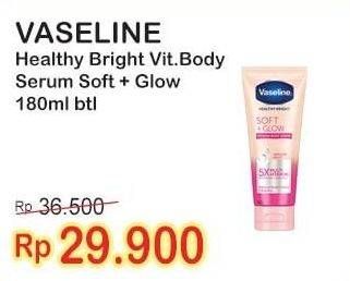 Promo Harga VASELINE Healthy Bright Soft Glow 180 ml - Indomaret