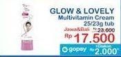 Promo Harga Glow & Lovely (fair & Lovely) Multivitamin Cream 25 gr - Indomaret