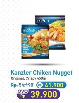 Promo Harga Kanzler Chicken Nugget Original, Crispy 450 gr - Hypermart