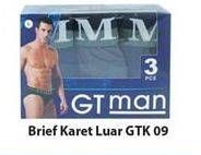 Promo Harga GT MAN Brief GTK 09 3 pcs - Hari Hari