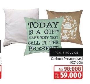 Promo Harga The Luxe Personalised Cushion 40x40 Cm  - Lotte Grosir