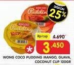 Promo Harga WONG COCO Pudding Mangga, Guava, Coconut 120 gr - Superindo