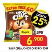 Promo Harga Simba Cereal Choco Chips 55 gr - Superindo