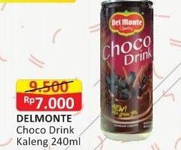 Promo Harga DEL MONTE Choco Drink 240 ml - Alfamart