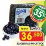 Promo Harga Blueberries Import  - Superindo