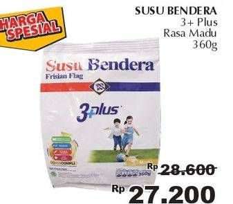 Promo Harga FRISIAN FLAG Susu Bendera 3 Plus Madu 360 gr - Giant