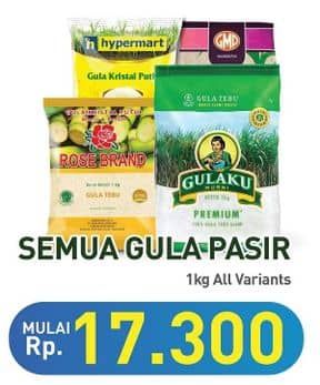 Promo Harga ANEKA GULA PASIR  - Hypermart