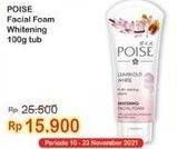 Promo Harga POISE Facial Foam Luminous White 100 gr - Indomaret