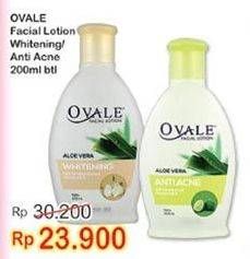 Promo Harga OVALE Facial Lotion Whitening Bengkoang, Anti Acne 200 ml - Indomaret