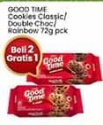 Promo Harga Good Time Cookies Chocochips Classic, Double Choc, Rainbow Chocochip 72 gr - Indomaret