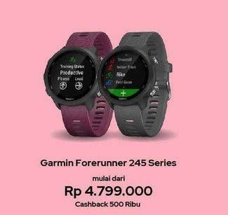 Promo Harga GARMIN Forerunner 245 Running Smartwatch  - Erafone