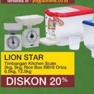 Promo Harga LION STAR Timbangan Dapur  - Yogya