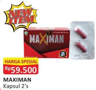 Promo Harga MAXIMAN Kapsul 2 pcs - Alfamart