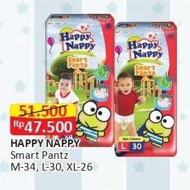 Promo Harga Happy Nappy Smart Pantz Diaper M34, L30, XL26 26 pcs - Alfamart