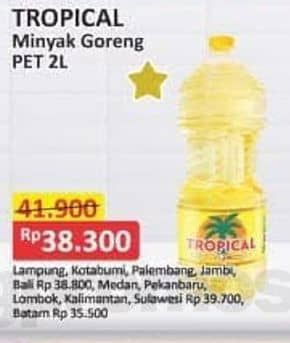 Promo Harga Tropical Minyak Goreng 2000 ml - Alfamart