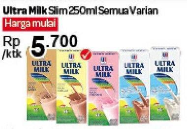 Promo Harga ULTRA MILK Susu UHT All Variants 250 ml - Carrefour