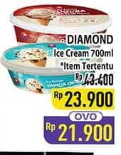 Promo Harga Diamond Ice Cream 700 ml - Hypermart