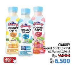 Promo Harga Cimory Yogurt Drink Low Fat All Variants 240 ml - LotteMart