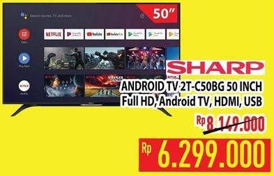 Promo Harga SHARP 2T-C50BG | LED TV 50"  - Hypermart