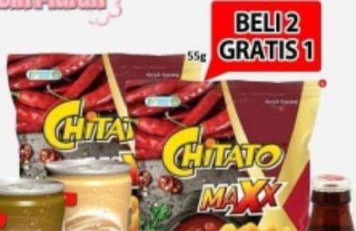 Promo Harga CHITATO Maxx Spicy Mexican 55 gr - Alfamart