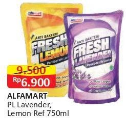 Promo Harga ALFAMART Pembersih Lantai Lavender, Lemon 750 ml - Alfamart