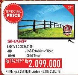 Promo Harga SHARP LC-32SA4100i | LED TV  - Hypermart