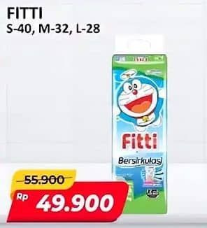Promo Harga Fitti Pants S40, M32, L28 28 pcs - Alfamart