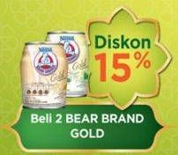 Promo Harga BEAR BRAND Susu Steril Gold per 2 kaleng - Superindo