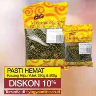 Promo Harga Pasti Hemat Kacang Hijau Yulek 250 gr - Yogya