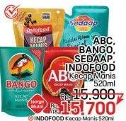 ABC/ BANGO/ SEDAAP/ INDOFOOD Kecap Manis 520 ml