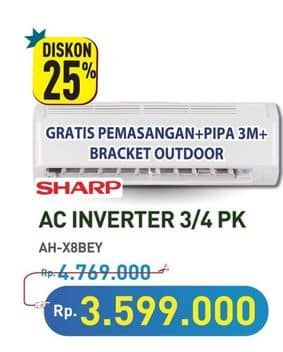 Promo Harga Sharp AH-X8BEY/WH  - Hypermart