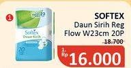 Promo Harga Softex Daun Sirih Wing 23cm 20 pcs - Alfamidi