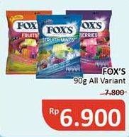 Promo Harga FOXS Crystal Candy All Variants 90 gr - Alfamidi