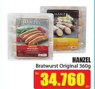 Promo Harga HANZEL Bratwurst 360 gr - Hari Hari