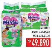 Promo Harga MERRIES Pants Good Skin M34, L30, XL26  - Hypermart