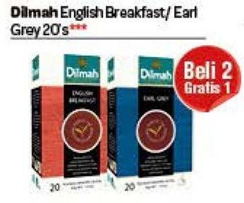 Promo Harga Dilmah Tea Breakfast, Earl Grey per 2 box 20 pcs - Carrefour