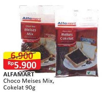 Promo Harga ALFAMART Meises Choco Meises Mix, Cokelat 90 gr - Alfamart