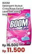 Promo Harga Boom Deterjen Bubuk Lavender, Rose Ceria 800 gr - Indomaret