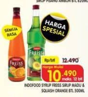 Promo Harga Freiss Syrup/Freiss Syrup Squash   - Superindo