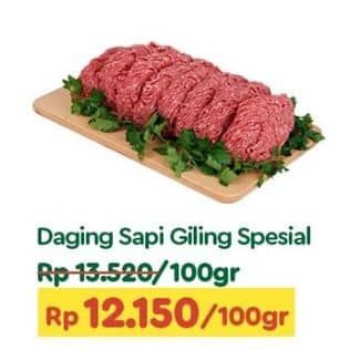 Promo Harga Daging Giling Sapi per 100 gr - TIP TOP