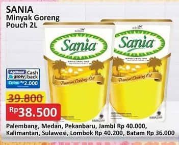 Promo Harga Sania Minyak Goreng 2000 ml - Alfamart