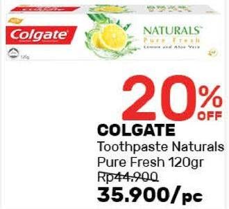 Promo Harga COLGATE Toothpaste Pure Fresh 120 gr - Guardian